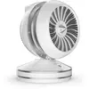 Image de Rowenta Air Force Intense 2-en-1 Ventilateur Chauffage Silencieux Multi-Oscillation éco Mode Auto Timer Fonction départ différé Télécommande HQ7152F0, Blanc, 43x32x32 CM