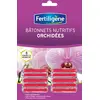 Image de Fertiligène FBORC - Engrais Bâtonnets Nutritifs Orchidées x 10 - Pour des plantes plus belles - Formule avec oligo-éléments - Jusqu'à 8 semaines de nourriture complète - Plantes en pots et jardinières