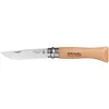 Image de Opinel - N°06 Couteau de Poche en Blister - Lame 7 cm Acier Inox, Manche Bois de Hêtre, Usage Quotidien, Bague de Sécurité Virobloc - Fabrication Française