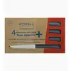 Image de Coffret 4 couteaux de table lame micro-dent ©e 11 cm Bon App ©tit Plus anthracite Opinel