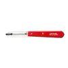Image de Eplucheur microdenté lame inox 6 cm coloris rouge Opinel