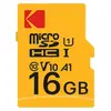 Image de Kodak Carte mémoire microSD 16 Go U1 V10 haute performance avec adaptateur