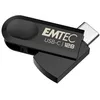 Image de EMTEC - Clé USB 3.2 Type-C Single C280 ECMMD128GC283 - Flash Drive Compatibilité Universelle USB 3.2 - Lecture 80Mo/s, Écriture 20Mo/s, Eco Design, 128Go/GB