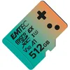 Image de EMTEC, Carte MicroSDXC 512GB UHS-I U3 V30 A1 Express Gaming, Compatible Nintendo Switch 2, Haute Vitesse jusqu'à 880Mb/s, Stockage Étendu, Idéale pour Jeux Vidéo et Applications