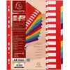 Image de EXACOMPTA Jeu de 12 intercalaires polypro 3.5/10è format maxi A4+