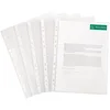 Image de Exacompta - Réf. 5920E - Sachet de 50 pochettes perforées en Polypropylène lisse haute résistance - Epaisseur 9/100ème - Perforation universelle 11 trous - Format à classer A4 - Incolore