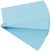 Image de EXACOMPTA Paquet de 100 Fiches Intercalaire105x240 Recyclée perf/2 Bleu