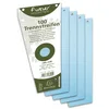 Image de EXACOMPTA Paquet de 100 intercalaires trapèze bleu Perforation 2 trous