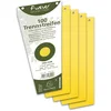 Image de EXACOMPTA Paquet de 100 intercalaires trapèze jaune Perforation 2 trous