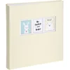 Image de Exacompta - Réf. 16546E - Album photos livre SWEET - 300 photos - 60 pages blanches - format 29 x 32 cm - couverture en papier teinté jaune pastel - fenêtre de personnalisation