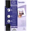 Image de EXACOMPTA Kit de reliure manuelle pour 5 dossiers SERODO Noir coloris ivoire/transp
