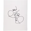 Image de Exacompta - Réf. 47689E -1 Livre d'or classique Art - Format vertical 27x22 cm - En simili-cuir marquage brillant - Tranche argent - 100 pages blanches unies - Coloris : ivoire