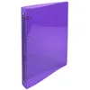 Image de Exacompta - Réf. 51298E - Classeur semi-rigide PP Crystal - 4 anneaux ronds diamètre 30 mm - Dos 40 mm - Dimensions extérieures : 32 x 26,8 cm - A4 Maxi - couleurs aléatoires (lot de 1)