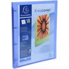 Image de Exacompta - réf. 51962E - 1 Classeur PP souple personnalisable 1 poche - 4 anneaux ronds diamètre 15 mm - Dimensions extérieures : 32 x 25 cm - Format à classer A4 - Coloris : bleu