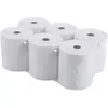 Image de Exacompta - Réf. 43821E - Lot de 6 bobines pour tickets de caisse - largeur 80 mm x diamètre 70 mm - mandrin 12 mm - 1 pli thermique 48g/m² sans BpA - Métrage (+ ou - 2m) : 72 m - Blanc