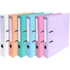 Image de Exacompta - Réf. 53044E - Carton de 10 Classeurs à levier A4 Prem'Touch - Dos de 50 mm - Mécanique 55 mm - Dimensions extérieures : 32 x 29 x 5 cm - Format à classer A4 - 6 couleurs pastels assorties