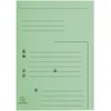 Image de Exacompta - Réf. 334004E - Paquet de 25 chemises rigides imprimées avec 2 rabats SUPER 210 g/m² - couleurs pastel - certifiées PEFC - dimensions 24 x 32cm pour documents format A4 - couleur vert clair