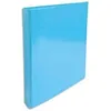 Image de Exacompta - réf. 519292E - 1 Classeur rigide Pelliculé Iderama - 4 anneaux ronds diamètre 30 mm - Dos 40 mm - Dimensions extérieures : 32 x 26 cm - Format à classer A4 - Coloris : bleu clair