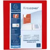 Image de EXACOMPTA Classeur personnalisable Kreacover A4 Maxi 4 Ax Diam 40mm Dos 60 mm Rouge