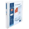 Image de Exacompta - réf. 51822E - 1 Classeur opaque rigide personnalisable 3 poches - 2 anneaux en D de 30 mm - Dos 47 mm - Dimensions extérieures : 32 x 27,7 cm - Format à classer A4 Maxi - Coloris : blanc