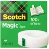 Image de Scotch Ruban Magic - 1 Rouleau, 25 mm x 66 m - Ruban Adhésif à Usage Général pour la Réparation, l'Etiquetage et la Fermeture de Documents