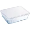 Image de Pyrex - Cook & freeze - Plat Rectangulaire avec Couvercle Multicolore 27x22 cm