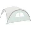 Image de Panneau latéral pour Coleman Abri rapide XL 4,5 x 4,5 m, panneau latéral de gazebo avec fenêtre et porte, protection solaire élevée 50+, résistant à l'eau