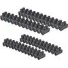 Image de Debflex 704751 BARRETTES DE CONNEXION 12 PLOTS NOIRES 2X2.5+2X6 (Ensemble de 4) & Boite de derivation electrique - etanche exterieur - IP55 85X85 - Debflex - 718806 - Polypropylène, Gris