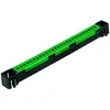 Image de Tableau electrique | Coffret electrique | Disjoncteur | Bornier electrique | Embout de cablage | Borne de connexion électrique | Debflex 707359 Bornier terre 2x 13 trous vert