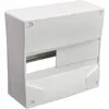 Image de Coffret électrique - Tableau électrique étanche - Coffret tableau - Module électrique - Coffret vide - DEBFLEX Coffret Modulaire Vide 1 Rangée 13 modules 250X240X103mm Blanc
