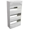 Image de Coffret électrique - Tableau électrique étanche - Coffret tableau - Module électrique - Coffret vide - 3 rails - 39 modules - Dimension 250 X 492 X 103 mm - Blanc - 707804 Debflex