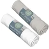 Image de BabyCalin - Lot de 2 Draps housse Blanc/Gris Babycalin - 60 x 120 cm certifié OEKO-TEX