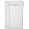Image de Matelas à langer flocons Etoiles gris clair