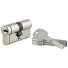 Image de THIRARD - Cylindre de Serrure Double Entrée Transit 2 - Laiton - Usage Intérieur et Extérieur - 8 Goupilles - Anti-Arrachement, Anti-Perçage, Anti-Crochetage, Anti-Snap - 30 x 30 mm - Gris