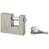 Image de THIRARD Cadenas à Clé Prisonnière 80mm LAND | Blindé en Acier Cémenté, Double Anse en Acier Chromé, Pour Extérieur, Modèle LAND, Mécanisme à Goupilles.
