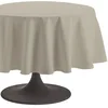 Image de Coucke Nappe Ronde Uni Crème Coton 180 cm