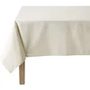 Image de Coucke Nappe Rectangle Uni Crème Coton 180 x 300 cm