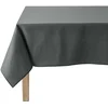 Image de Coucke Nappe Rectangle Uni Anthracite Coton 180 x 300 cm
