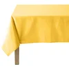 Image de Coucke Nappe carrée unie, Coton, Curry, 180x180 cm