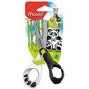 Image de Maped Koopy Ciseaux scolaires 13,5 cm pour enfants, ouverture automatique pour faciliter la coupe, pointes arrondies, design ludique de Panda