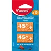 Image de Maped - Lames de Cutter à 45° Coupe en Biseau pour Outils de Coupe MatCutter et Advanced MatCutter - Boîte de 10 Lames de Cutter de Rechange