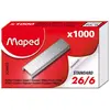 Image de Maped - Boîte d'Agrafes 26/6 - Boîte de 1000 agrafes