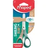 Image de Maped - Ciseaux The Sustainable Smiling Planet Vivo, 12 cm - Poignées en plastique composite en fibre de bois - Lames en acier inoxydable