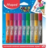 Image de Maped - Colle Pailletée 9 Tubes Effet Brillant, 10,5 ml - Lot de Colles Scintillantes pour Scrapbooking et Loisirs Créatifs