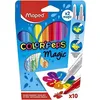 Image de Maped Color'Peps Feutres pour Coloriage Magiques pour Enfant - Encre qui Change de Couleur   10 Feutres Assortis dont 2 magiques