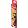 Image de Maped Boite de 12 Crayons à papier BLACK'PEPS bout gomme HB