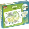 Image de Maped Creativ - Aqua'Art Dinosaures - Activité Aquarelle pour Enfants - Coloriage aux Crayons Aquarellables + Pinceau à Eau sur Supports Métallisés - 3 Affiches à Colorier et Personnaliser - Dès 7 Ans