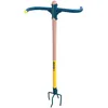 Image de LEBORGNE - Rotogrif NaturOvert, Griffe Rotative 4 Dents - Manche en Bois PEFC 100% - Idéale pour la Préparation des Sols avant Culture - Outillage de Jardinage - coloris aléatoire