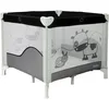 Image de Looping - Parc Bébé Pliable 90x90 cm - Jusqu'à 15kg - Compact - Pliage Facile - Coté Filet pour Surveiller Bébé - Sac De Transport - Noir Emotion