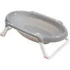 Image de Tigex Baignoire Bébé | Pliable Ultra Compacte | 0-12 Mois | Contenance: 35L | Gris